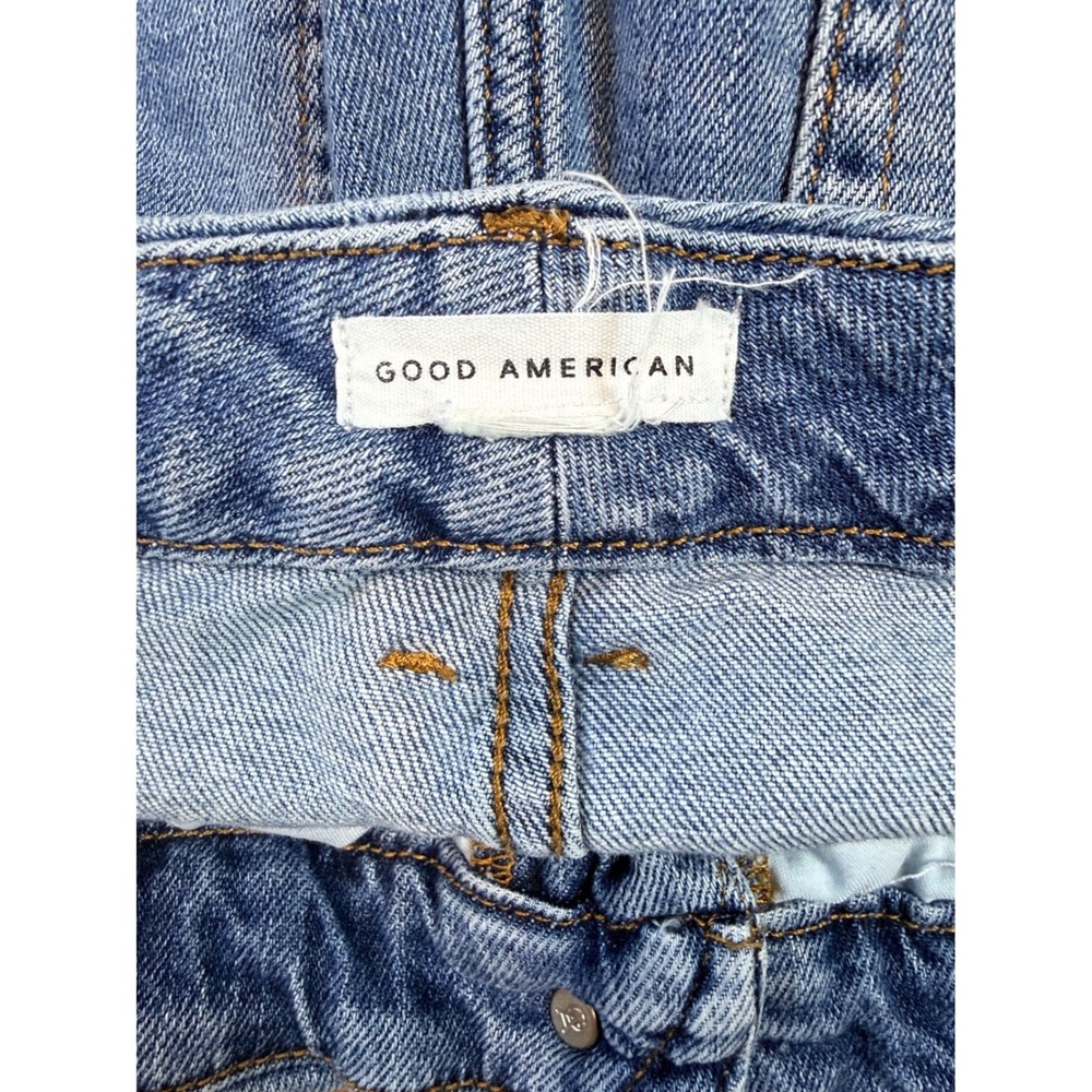 Good American Good Skate Wide Leg Jeans Medium Wash Size 16/33 - Picture 5 of 9